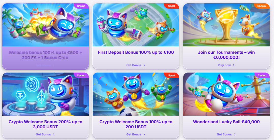 Robocat Casino boneses